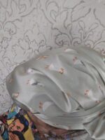 کلاه ساتن دورو بنددار - Image 2