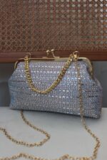 کیف مجلسی نگینی دهانه دار - Image 3