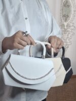 کیف مجلسی نوار نقره ای