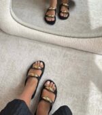 صندل جلو باز یراق طلایی عمده و تک - Image 2