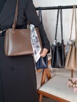 کیف بزرگ سه خانه شال دار - Image 2
