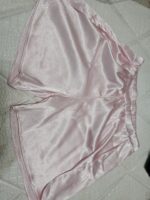 شلوارک ساتن بغل باز صورتی - Image 2