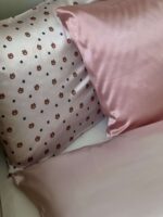 روبالشتی ساتن تدی بژ وکلاه - Image 4