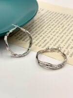 گوشواره حلقه ای وارداتی - تصویر 3