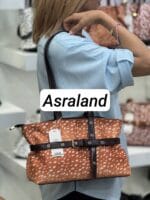کیف کمربندی پائیزی خال خالی جذاب - تصویر 2