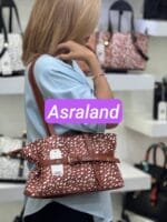 کیف کمربندی پائیزی خال خالی جذاب